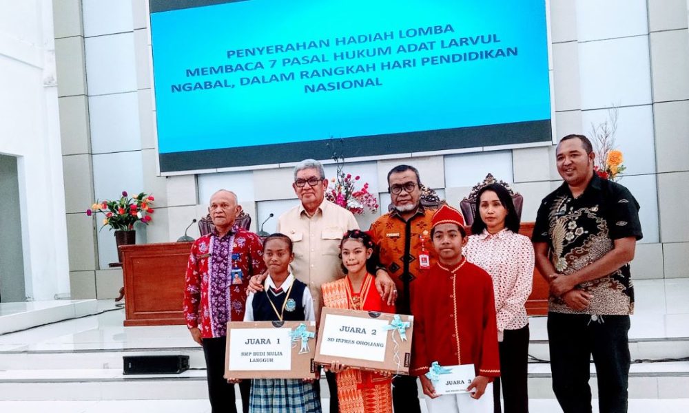 Cara Pemkab Malra Lestarikan Hukum Adat Larvul Ngabal