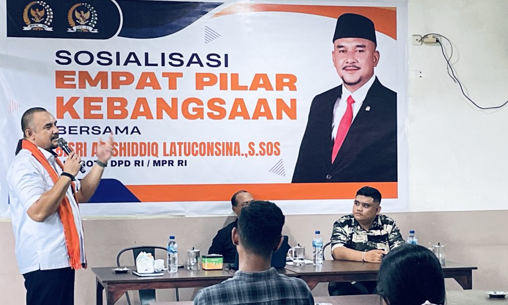 Gandeng AMGPM Ambon, Senator Bisri Sosialisasi Empat Pilar Berbangsa Bernegara
