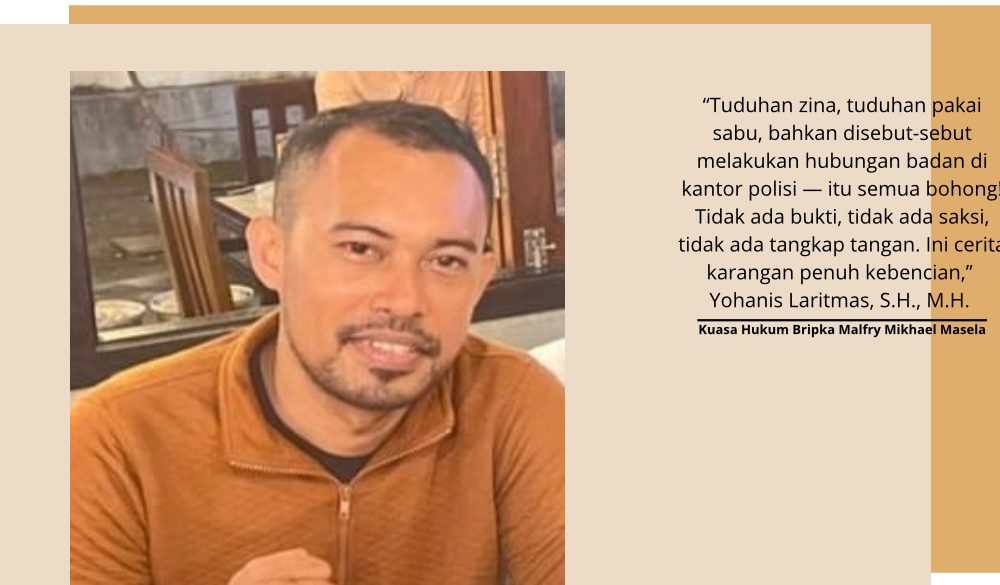 Dituduh Berzinah, Kuasa Hukum Bripka Malfry Bakal Tempuh Jalur Hukum 