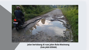 Proyek Perbaikan Jalan Liang-Tamilouw Ta.2021 – 2022 Perlu Diusut