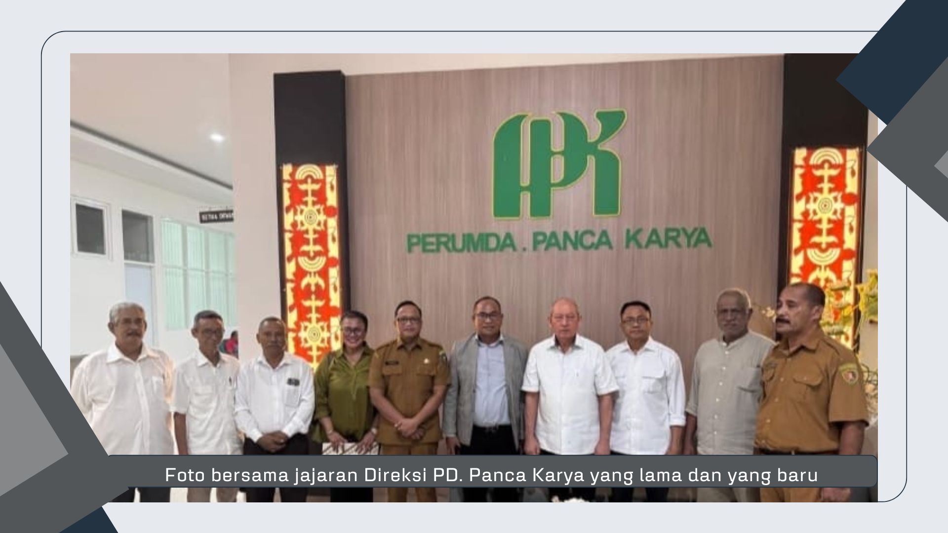 Pemrov Serah Terima Jabatan Dirut Panca Karya, Ayu Hasanusi Jabat Dewas
