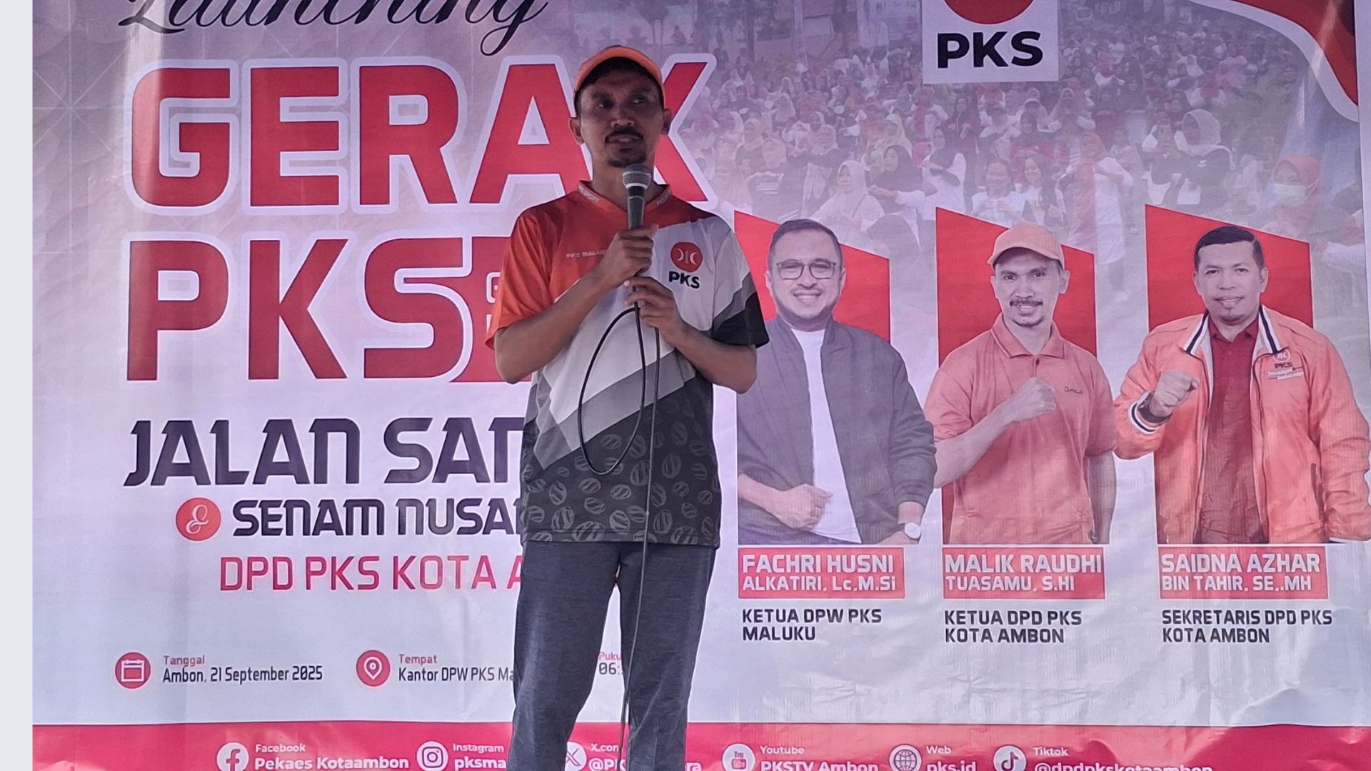 Mesin Partai Mulai Dipanaskan, Ratusan Kader Padati Lauching GERAK PKS Ambon
