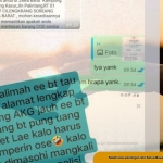 Kepada Ketua Bawaslu Malteng, Istrinya : Ose Bilang Su Zg Selingkuh Lae