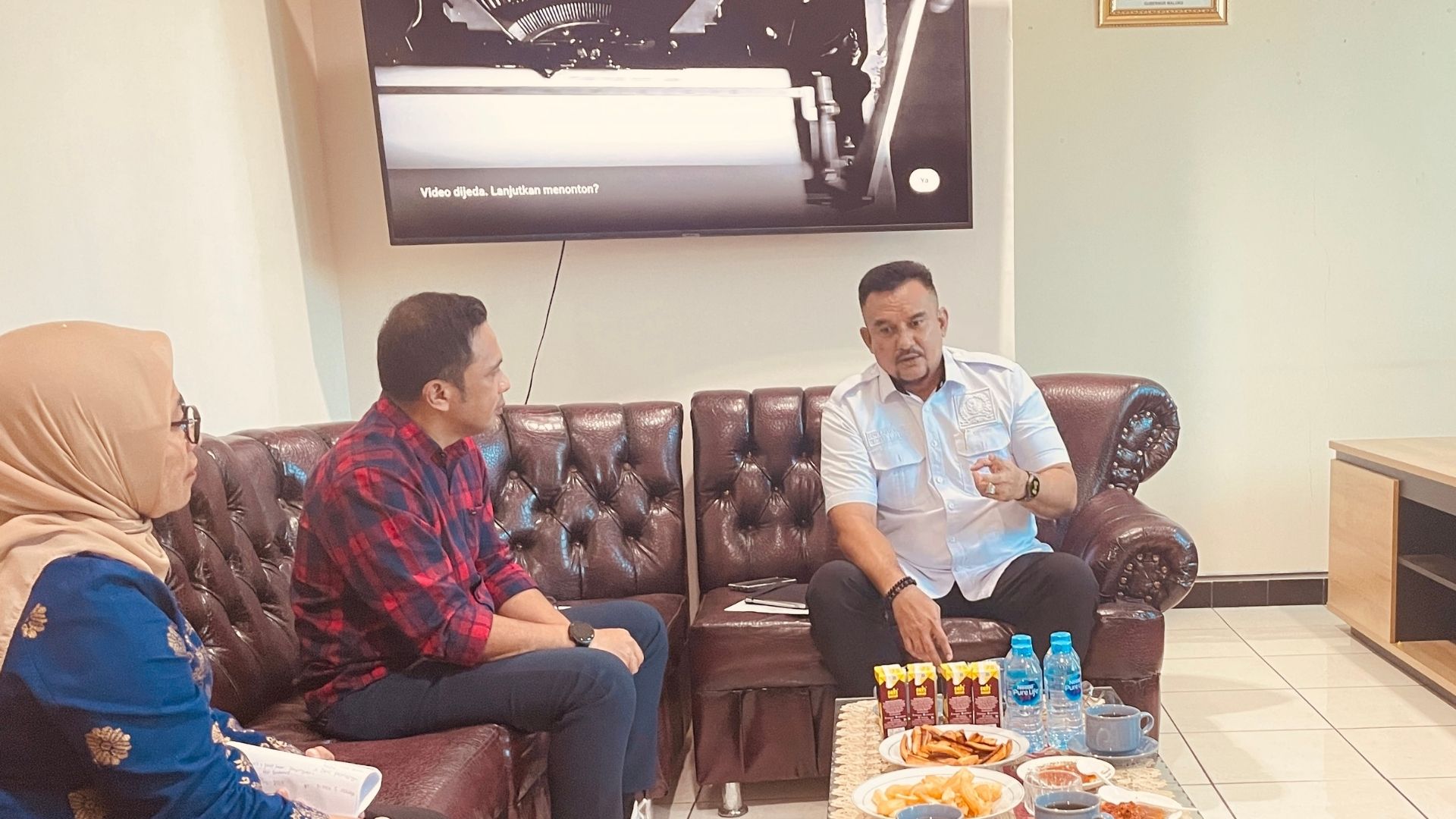 Awasi Implementasi UU ASN, Senator Bisri Datangi BKD Maluku