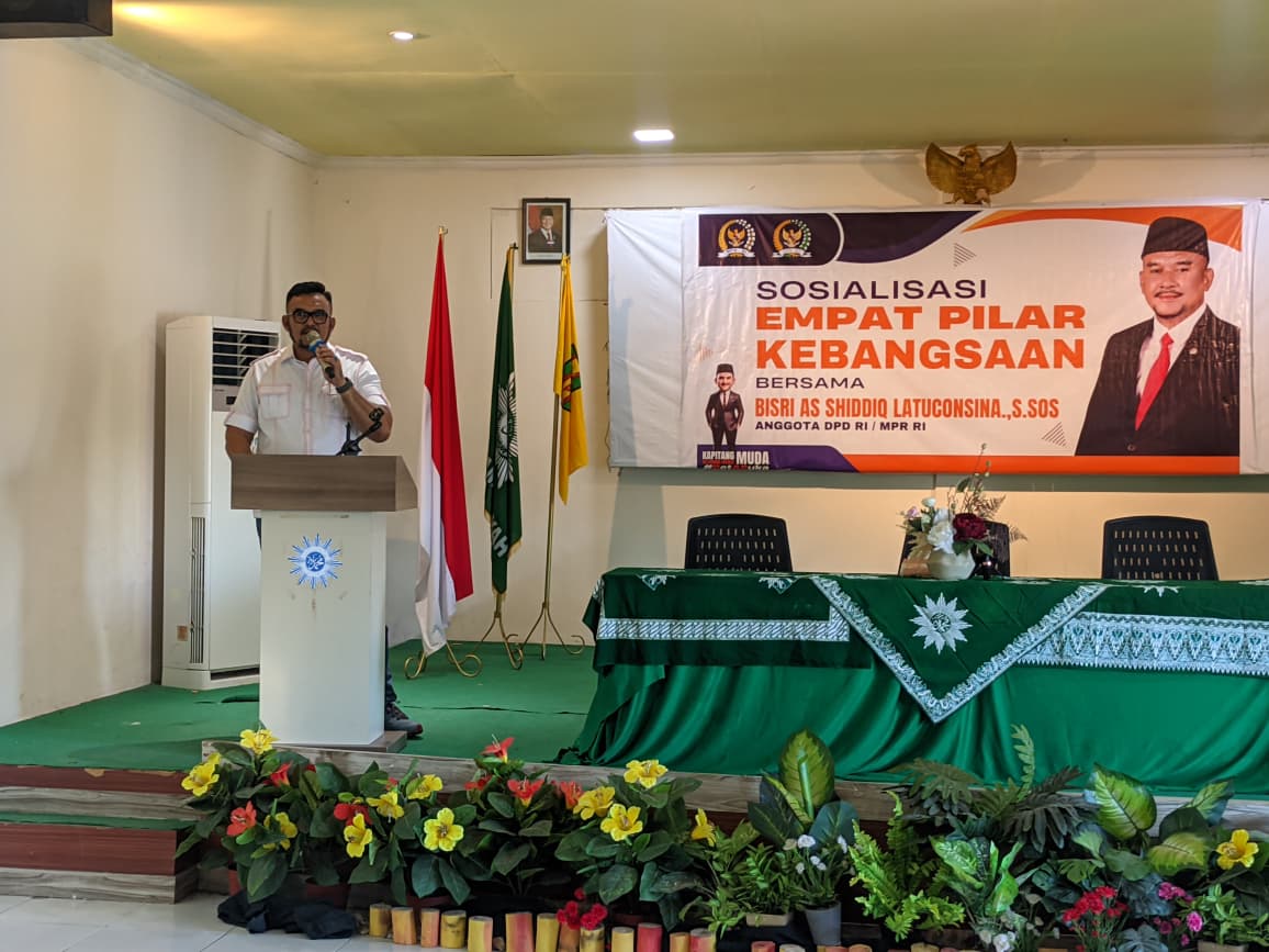 Sentor Bisri Gelar Sosialisasi Empat di SMK Muhammadiyah Ambon