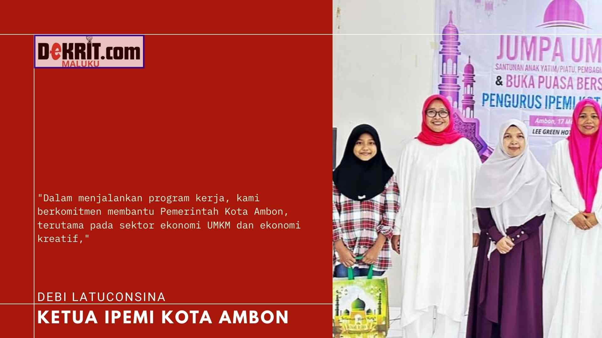IPEMI Ambon Satukan Aksi Sosial Dan Penguatan UMKM