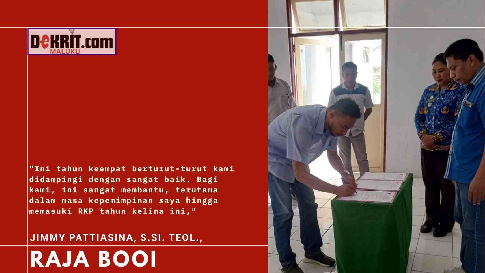 Apresiasi Inovasi Inspektorat Malteng, Raja Booi : Ini Sangat Membantu