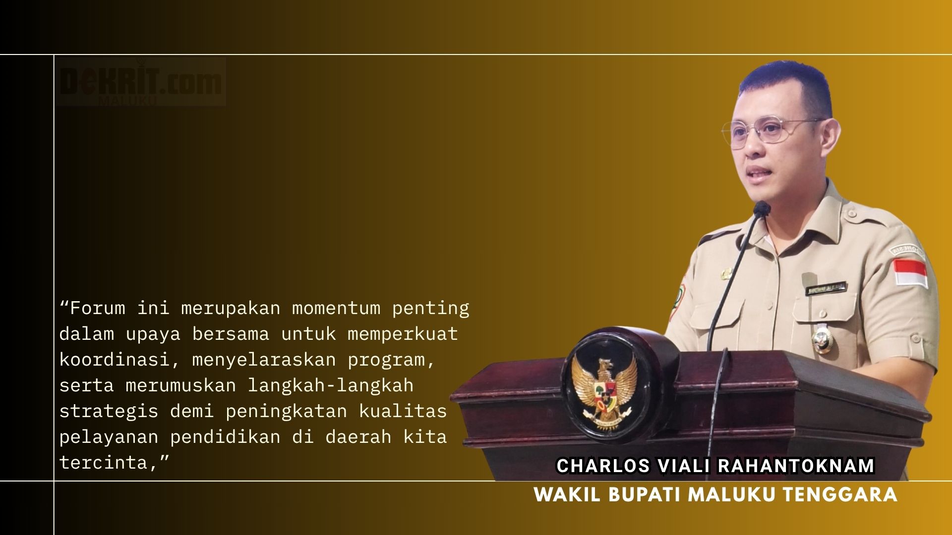 Wabup Malra Dorong Inovasi dalam Pembangunan Pendidikan