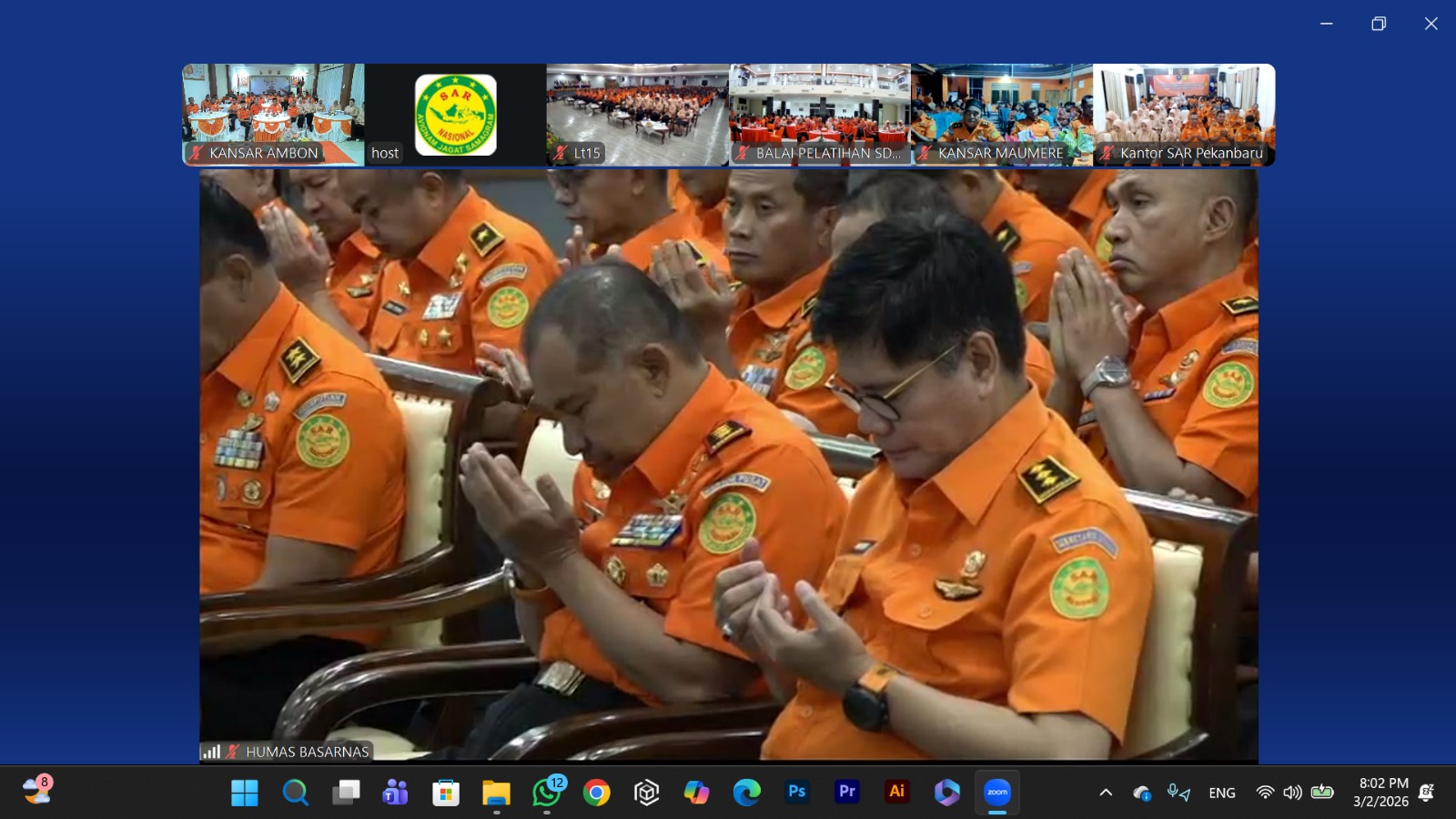 Kantor SAR Ambon Gelar Tasyakuran dan Buka Puasa Bersama Peringati HUT Ke-54