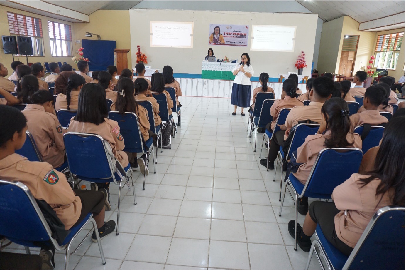 Anakotta Sosialisasikan Empat Pilar Kebangsaan di SMKN 1 Ambon