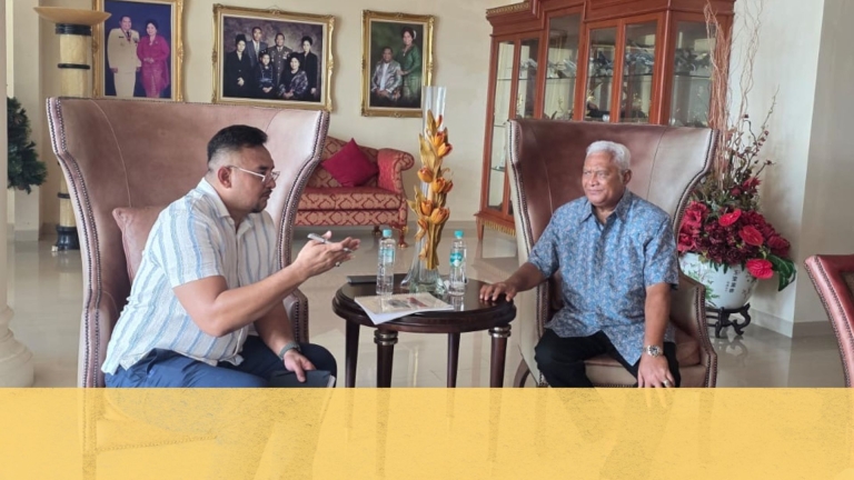 Senator Bisri Bertemu Empat Mata dengan Karel Albert Ralahalu