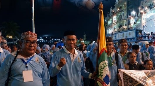 Itanem Ambon Sambut Hangat Kedatangan Kafilah MTQ Malra di Ambon