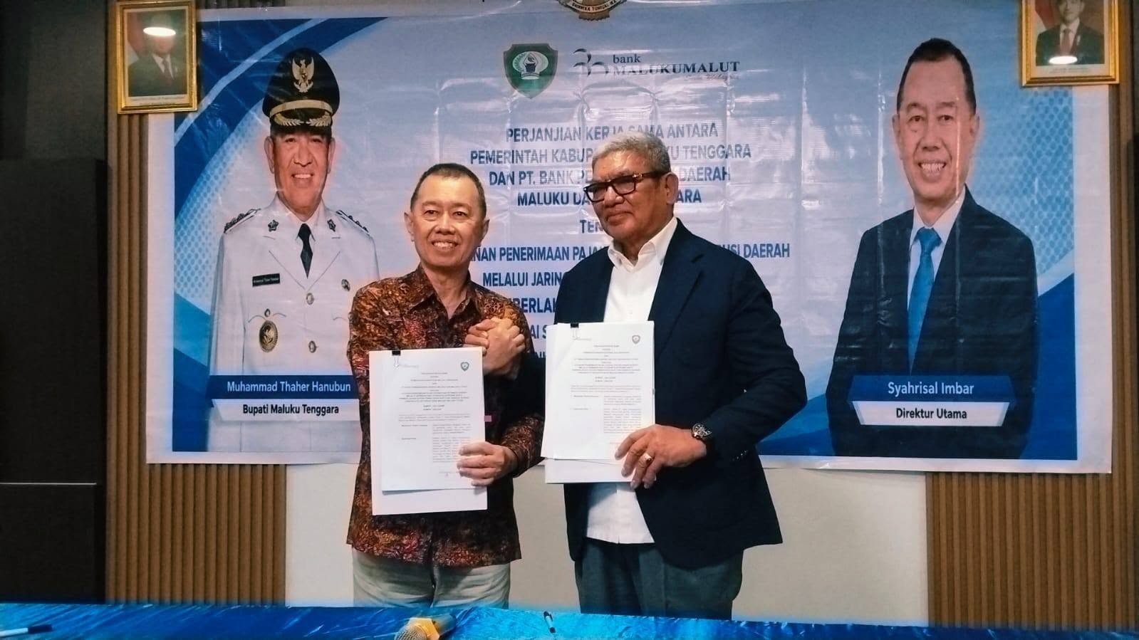 Gandeng Bank Maluku Malut Pamkab Percepat Digitalisasi Pajak dan Retribusi Daerah