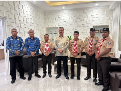 Gubernur Hendrik Lewerissa Terima Audiensi Kwarda Maluku, Tekankan Pengawalan Kontingen Jamnas dan Dukung Penuh Musda