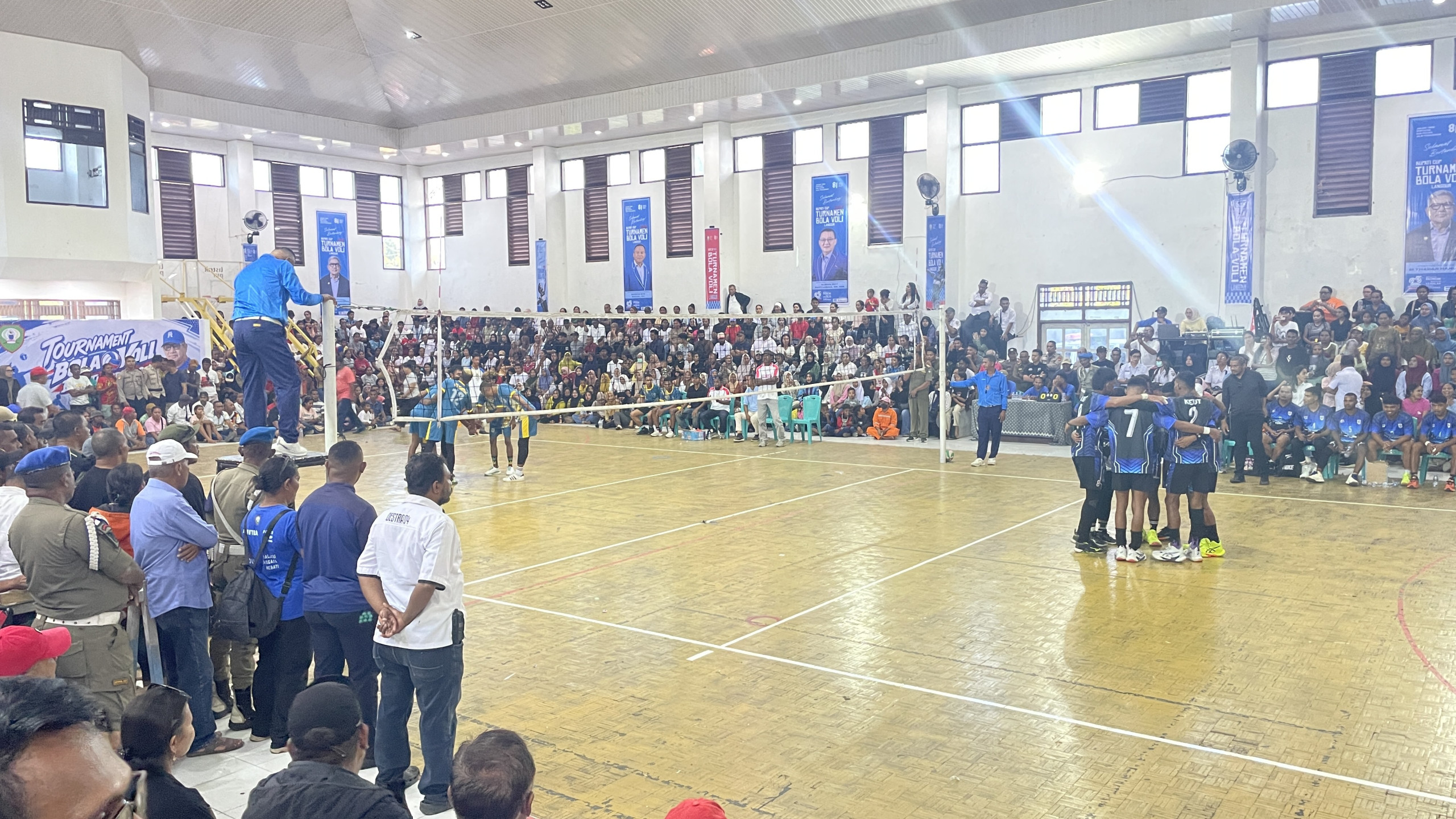Empat Wasit Nasional Pimpin Babak 16 Besar Turnamen Bola Volli Bupati Cap 2026