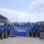 Bupati Thaher Hanubun Bersama Langit Biru Demokrat Gelar Kerja Bakti di Kota Elat