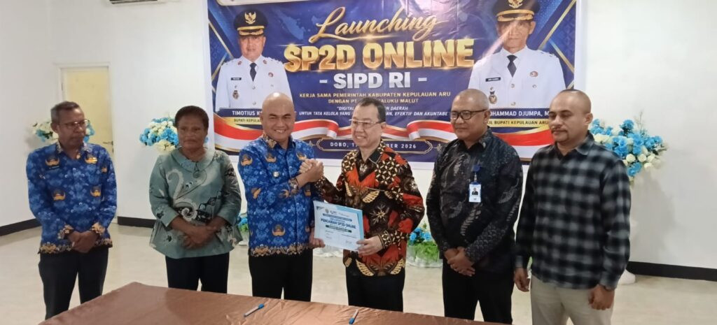 Pemkab Aru Resmi Terapkan SP2D Online, Terintegrasi SIPD RI