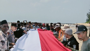 Kemenag Aru Gelar Gebyar Merah Putih di Pulau Jedang, Wilayah Terluar Perbatasan RI-Australia