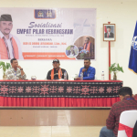 Perkokoh Persatuan di SBB, Bisri As Shddiq Sosialisasi Empat Pilar di GPM Elohim Piru